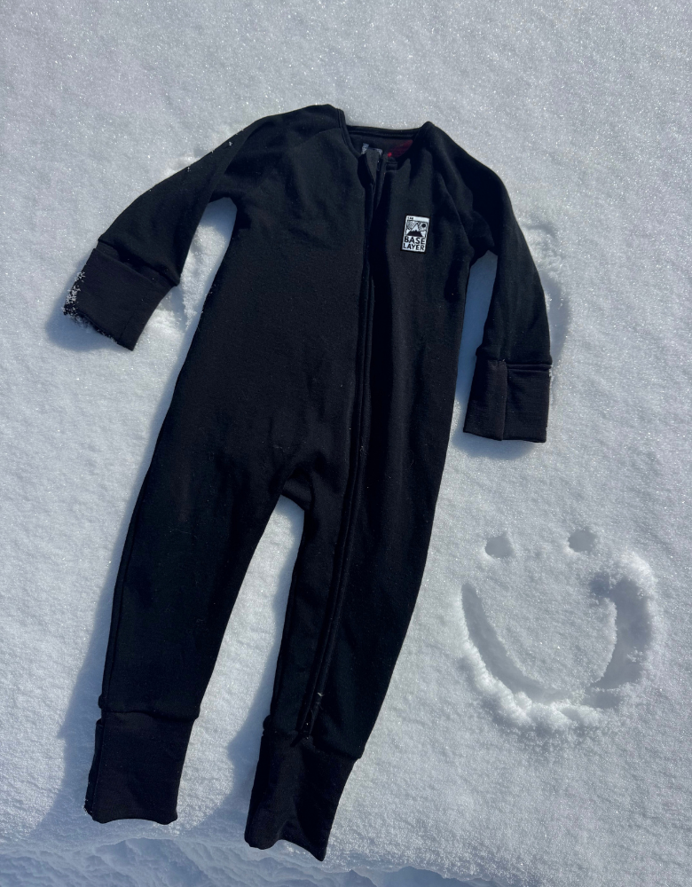 Baby & Toddler Merino Onesie Zip Suit | Warm, Soft & Breathable Base Layer
